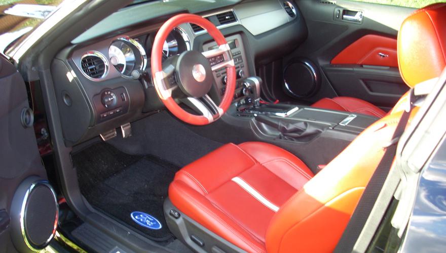 Ford Mustang GT 2010 Brick Red Leather 401