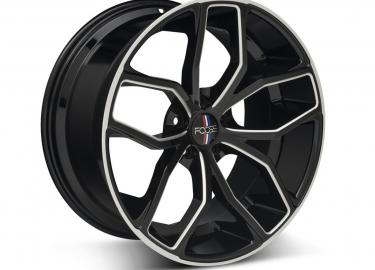 Chip Foose: Black Machined Wheel