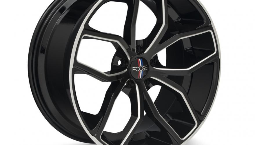 Chip Foose: Black Machined Wheel